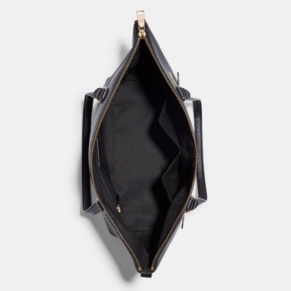 Coach Gallery Tote With Diary Embroidery black NWT - Picture 3 of 8